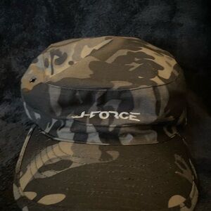 Camo Military Patrol Cap Army Fatigue Hat Woodland JForce Camouflage 60cm